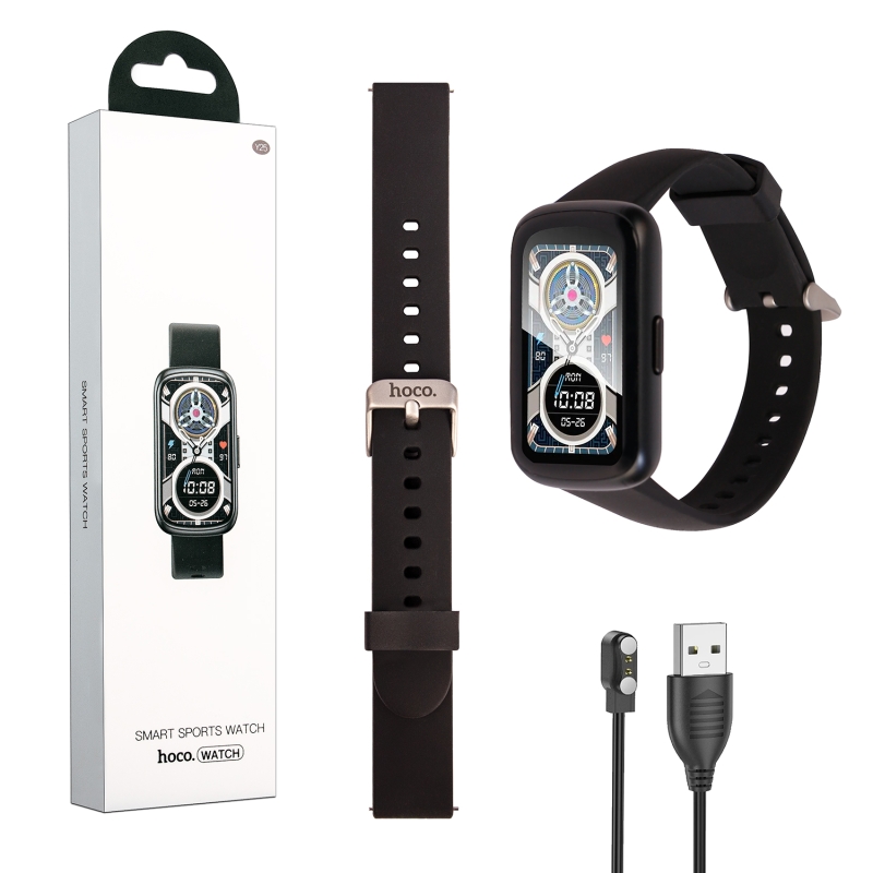 Часы smart watch HOCO Y25 черные