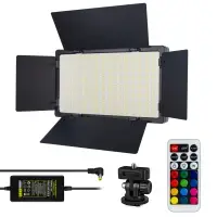 Светодиодная панель со шторками для фотосъемки LED-600 RGB ISA