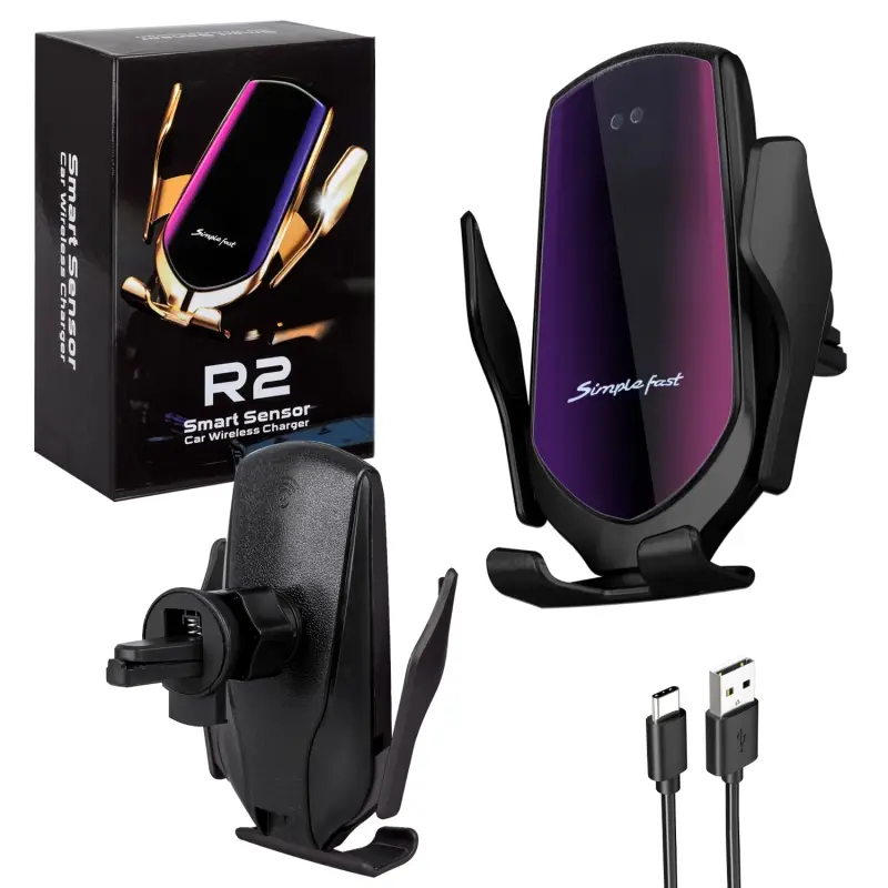 Автодержатель с беспроводной зарядкой R2