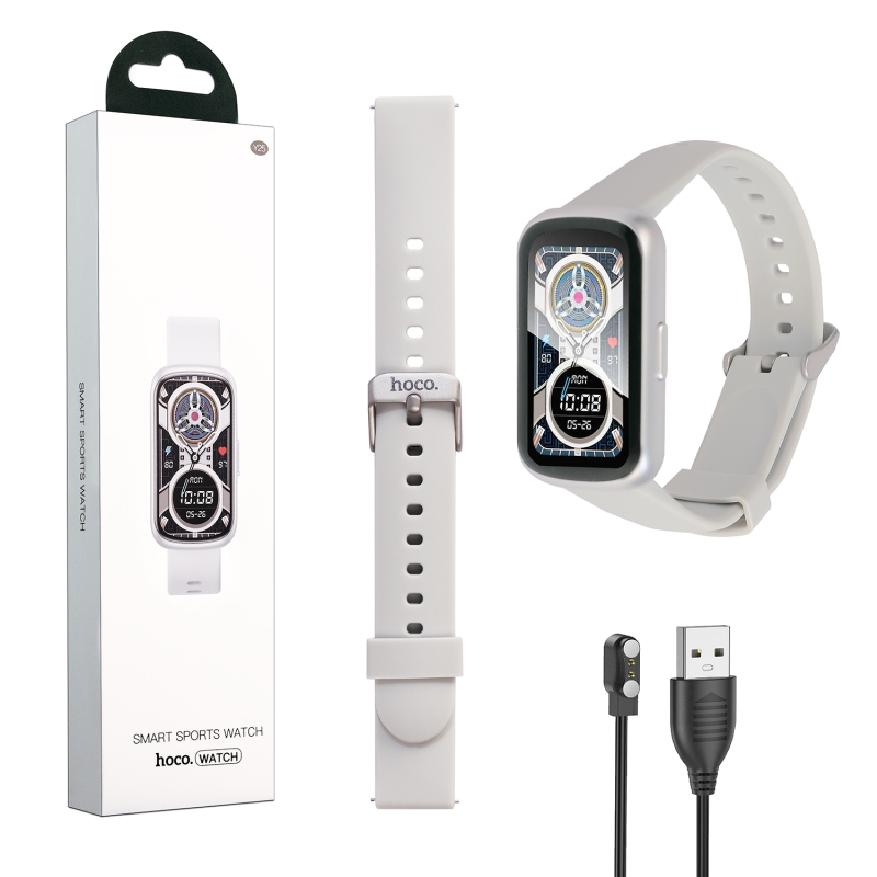 Часы smart watch HOCO Y25 серебро