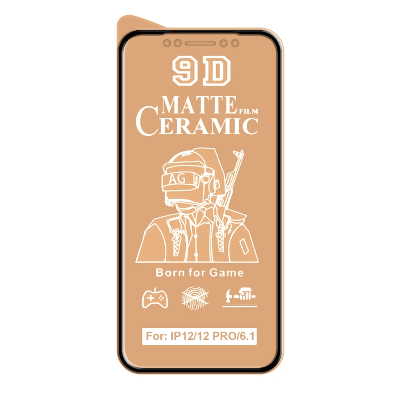 Защитная пленка iPh 12/12 Pro Ceramics Film матовая без упаковки Защитная пленка iPh 12/12 Pro Ceramics Film матовая без упаковки