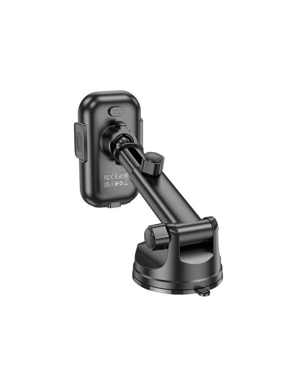 Автодержатель HW5 с беспроводной зарядкой HOCO черный