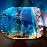 Пленка непромокаемая для зеркала заднего вида BASEUS Rainproof 135*95mm, прозрачный, 2шт