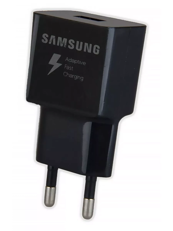 Сетевое зарядное устройство с кабелем USB на MicroUSB черное