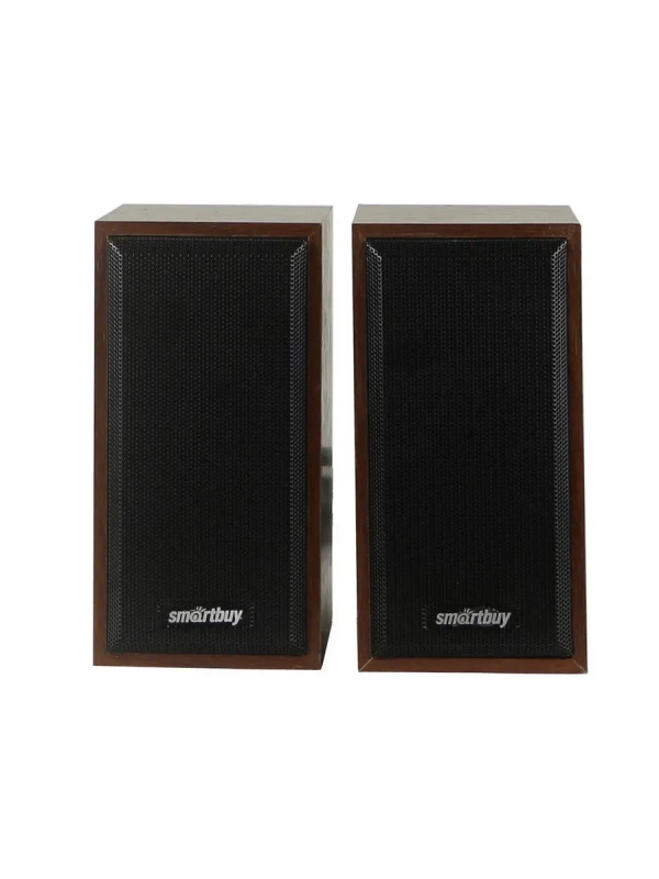 Акустическая система 2.0 SmartBuy ONE, дерево, 6 Вт, питание от USB, коричневая (SBA-102)/20