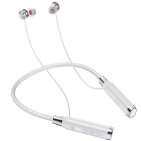 Наушники ES62 Bluetooth Sport Earphone HOCO светло-серые (с поддержкой карты Micro SD)