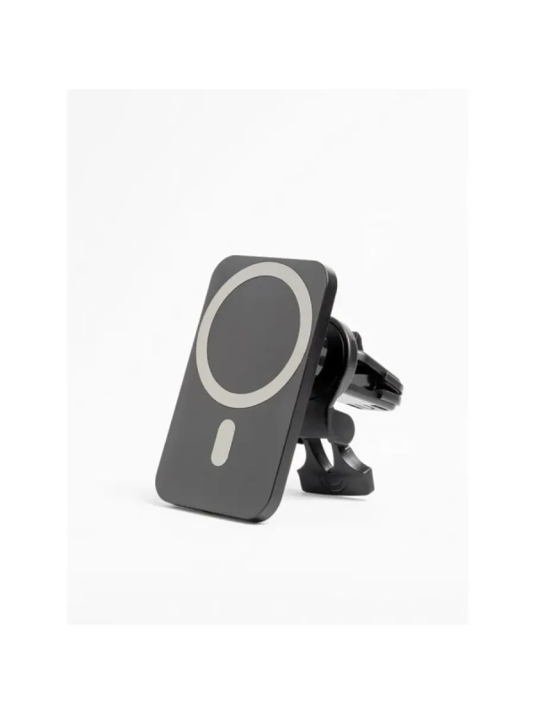 Беспроводная зарядка 15W + Автомобильный держатель магнитный черный Беспроводная зарядка 15W + Автомобильный держатель магнитный черный