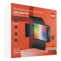 Светодиодная панель со шторками для фотосъемки LED-600 RGB ISA