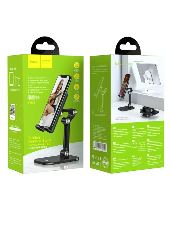 Держатель PH34 для телефона HOCO черный