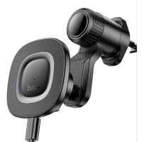 Автодержатель с беспроводной зарядкой HW30 HOCO черный
