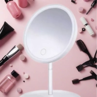 Настольное зеркало для макияжа с подсветкой MIRRORLIGHT- А1 белое