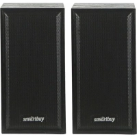 Акустическая система 2.0 SmartBuy ONE, дерево, 6 Вт, питание от USB, черная (SBA-101)/20