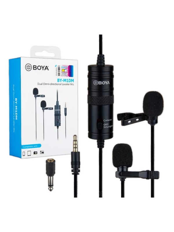 Микрофон петличный BOYA BY-M1DM Микрофон петличный BOYA BY-M1DM
