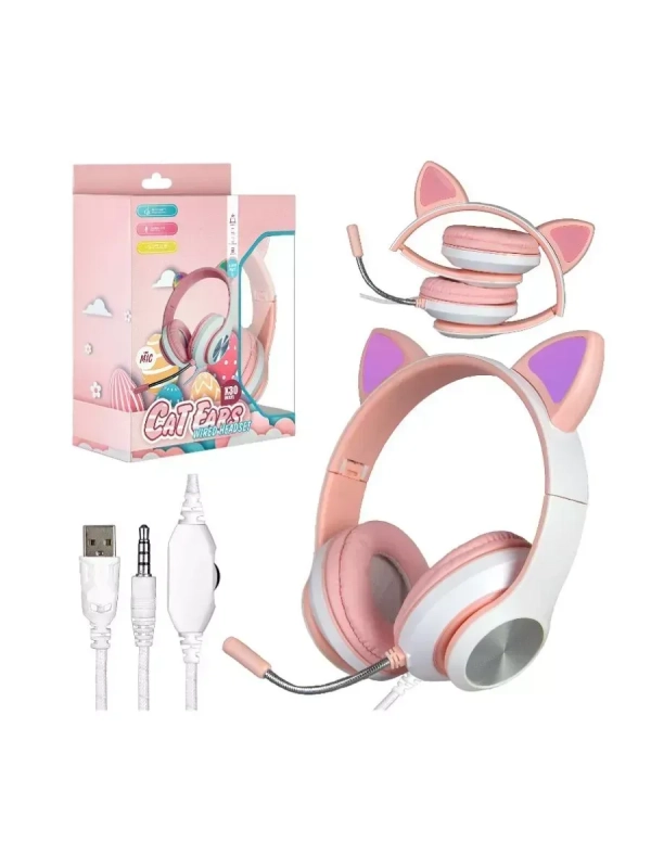 Наушники игровые X30 розовые Наушники игровые X30 розовые