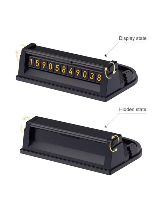 Парковочная карта 2 в 1 NO.077 (карта, держатель для телефона)