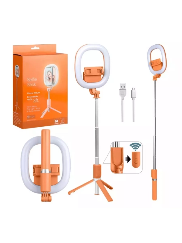 Селфи кольцо R10 оранжевый Селфи кольцо R10 оранжевый