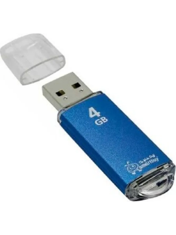 USB накопитель 4 GB Smart Buy V-Cut Blue USB накопитель 4 GB Smart Buy V-Cut Blue