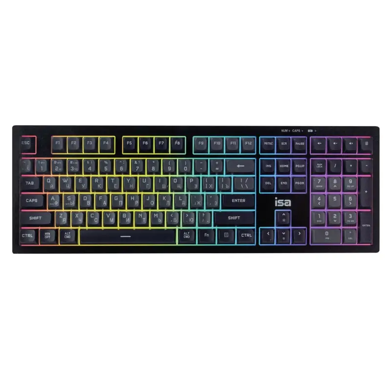 Беспроводная клавиатура ISA KB-10 черная Беспроводная клавиатура ISA KB-10 черная