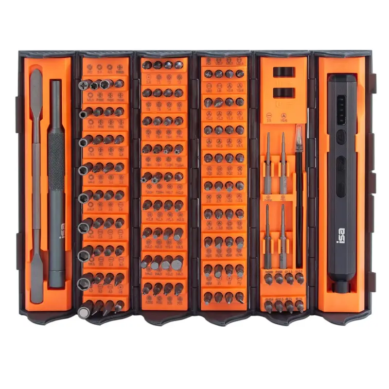 Электрическая отвертка с набором бит 138 в 1 T-138E ISA