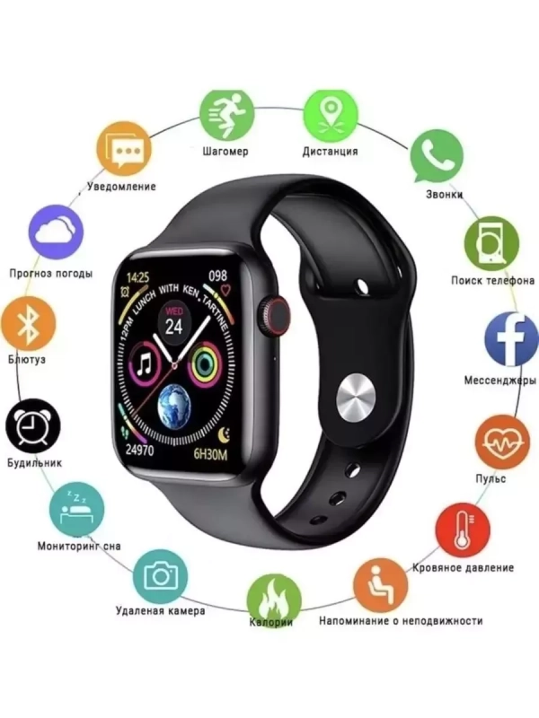 Фитнес-браслет W26+ Черный Фитнес-браслет W26+ Черный