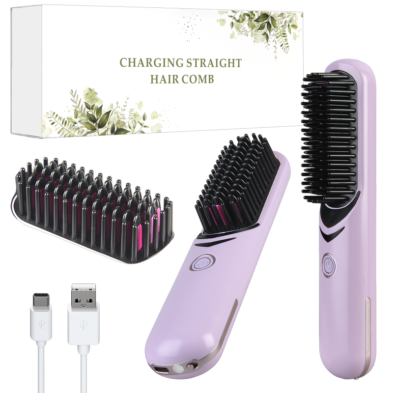 Расческа для выпрямления волос HX-103 сиреневый Расческа для выпрямления волос HX-103 сиреневый