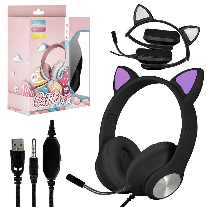 Наушники игровые X30 черные Наушники игровые X30 черные