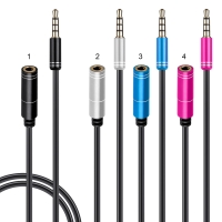 Кабель AUX 1M на вход AUX 3.5mm JD-457