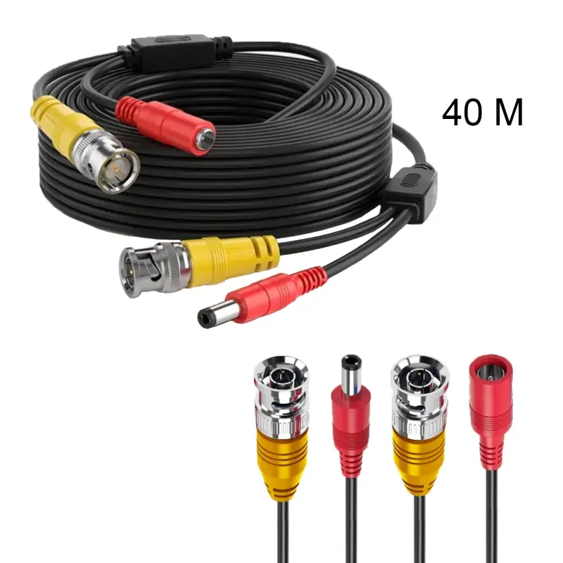 Кабель комбинированный BNC/DC-BNC/DC 40 метров