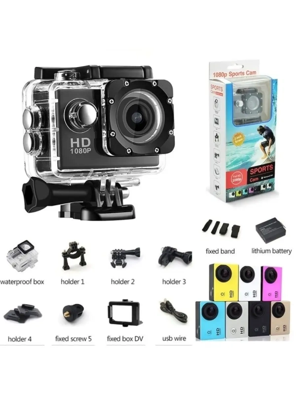 Экшен камера D600 черная Экшен камера D600 черная