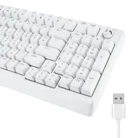 Механическая игровая клавиатура с RGB подсветкой ISA KB-08 белая Механическая игровая клавиатура с RGB подсветкой ISA KB-08 белая