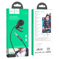 Мини микрофон Jack 3.5mm L-14 HOCO черный