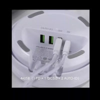 Беспроводное зарядное устройство + 3 USB + Type-C 32W AW003 LDNIO