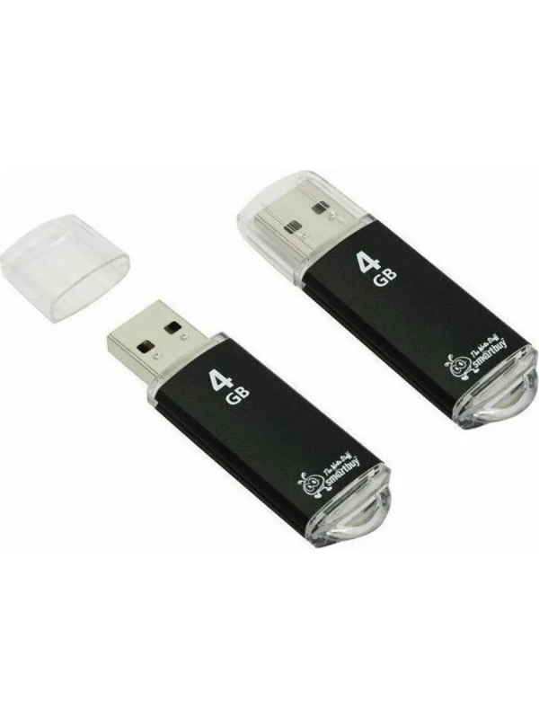 USB накопитель 4 GB Smart Buy V-Cut Black USB накопитель 4 GB Smart Buy V-Cut Black