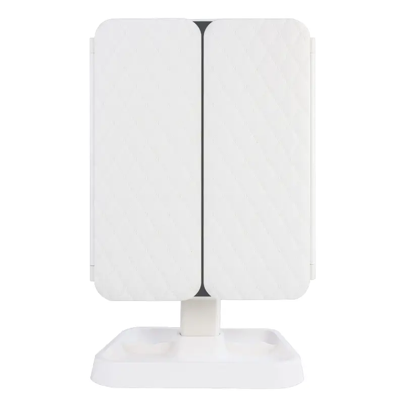 Настольное зеркало для макияжа с подсветкой ML-04 ISA белое Настольное зеркало для макияжа с подсветкой ML-04 ISA белое