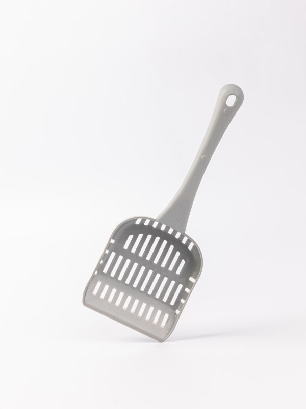 Совок для лотка серый