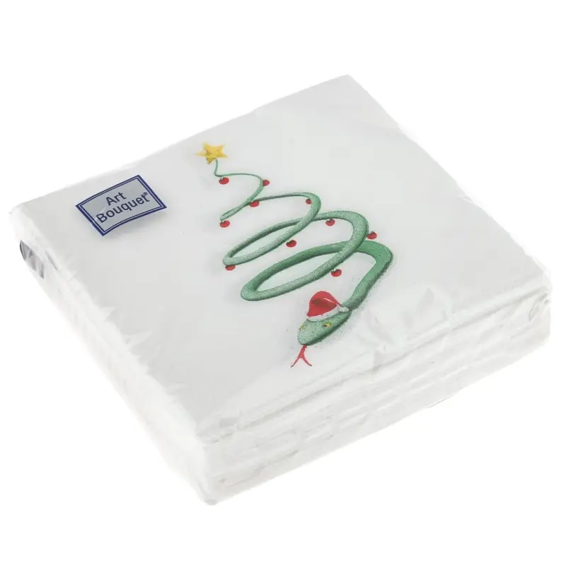 Салфетки бумажные  Салфетки бумажные "Змейка"