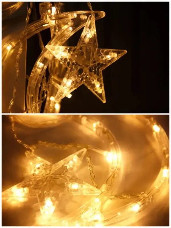 Светодиодная гирлянда  Светодиодная гирлянда "Луна-Звезды"