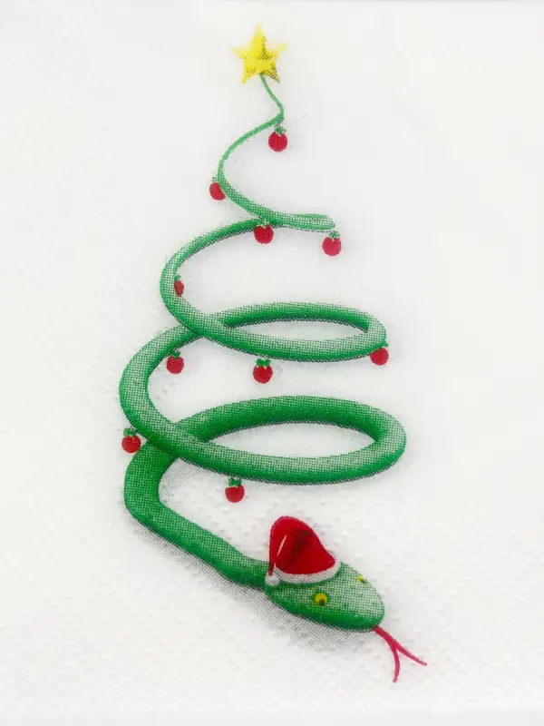 Салфетки бумажные  Салфетки бумажные "Змейка"