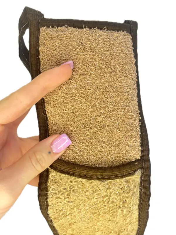 Натуральная джутовая мочалка Натуральная джутовая мочалка