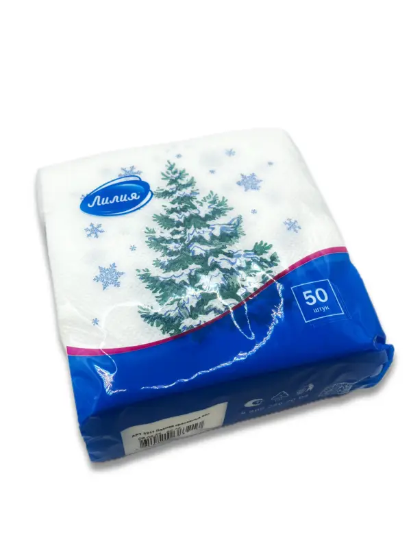Новогодние салфетки  Новогодние салфетки "Зимняя красавица"