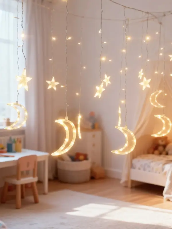 Светодиодная гирлянда  Светодиодная гирлянда "Луна-Звезды"