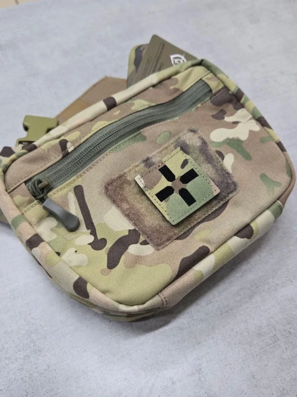 Шеврон на липучке военный Крест 45х45 мм, патч, нашивка