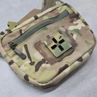 Шеврон на липучке военный Крест 45х45 мм, патч, нашивка