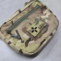 Шеврон на липучке Группа крови 2 положительная II +