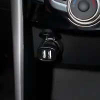 Адаптер автомобильный 2хUSB 2.1А, 12/24В