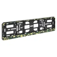 Рамка под номерной знак, камуфляж "Лето", рамка-книжка