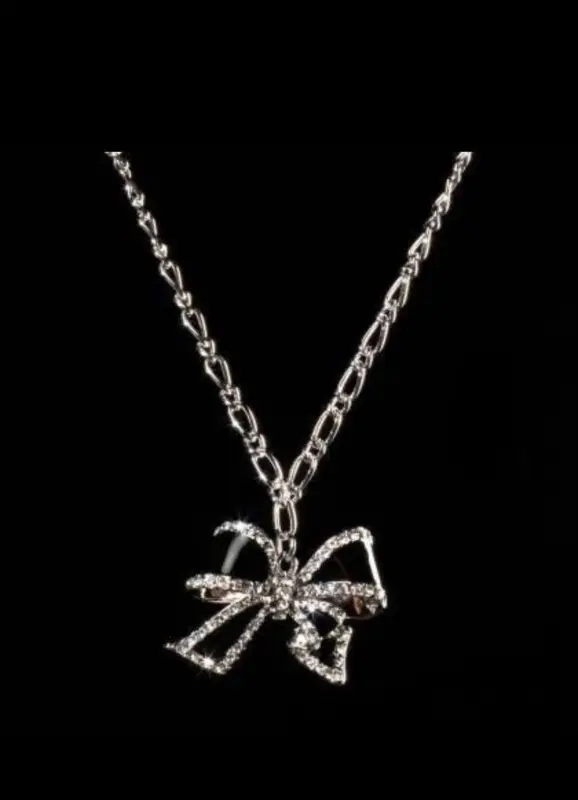 Колье Бант " Dir style" черная эмаль