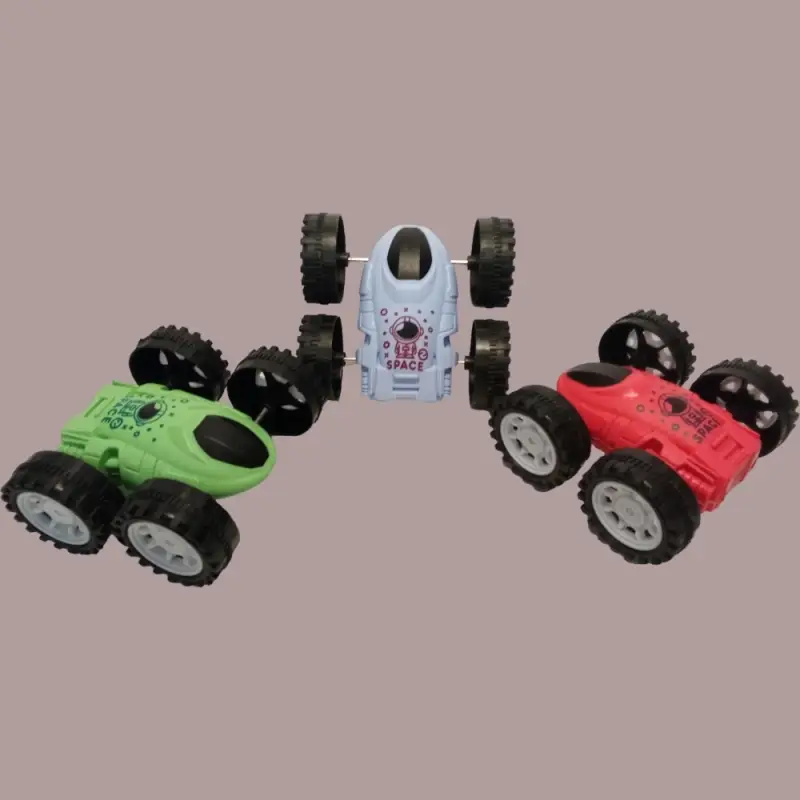 Инерционная машинка-перевертыш цвет в асс.