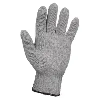 Перчатки трикотажные ХБ двойн., серые, (1 пара) 7,5 класс/115г
