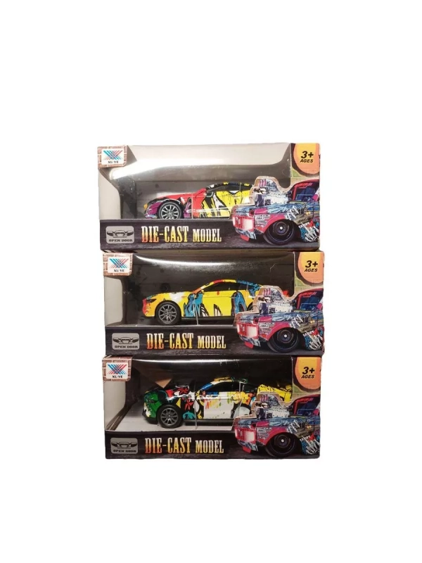 Машинка детская 1:38 метал открывающимися дверями